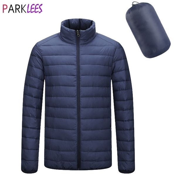 men's packable cotton padded puffer jacket brand stand collar casual warm water resistant lightweight winter coat m-4xl 210522, Black
men's packable cotton padded puffer jacket brand stand collar casual warm water resistant lightweight winter coat m-4xl 210522, Black