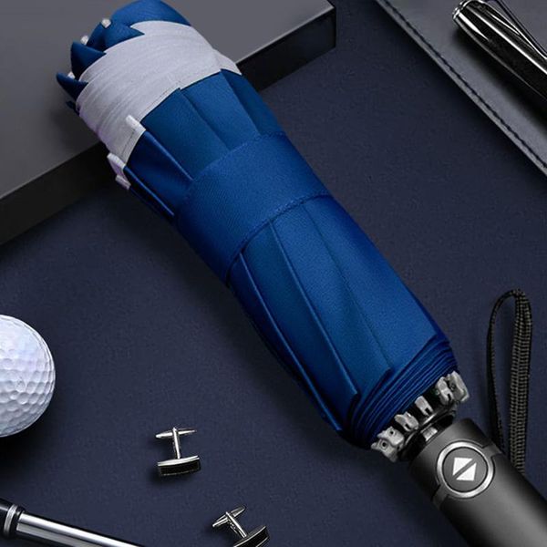 umbrellas automatic reverse umbrella 10 bones 3-folding with luminous reflective strip drip-proof safety rain women
umbrellas automatic reverse umbrella 10 bones 3-folding with luminous reflective strip drip-proof safety rain women