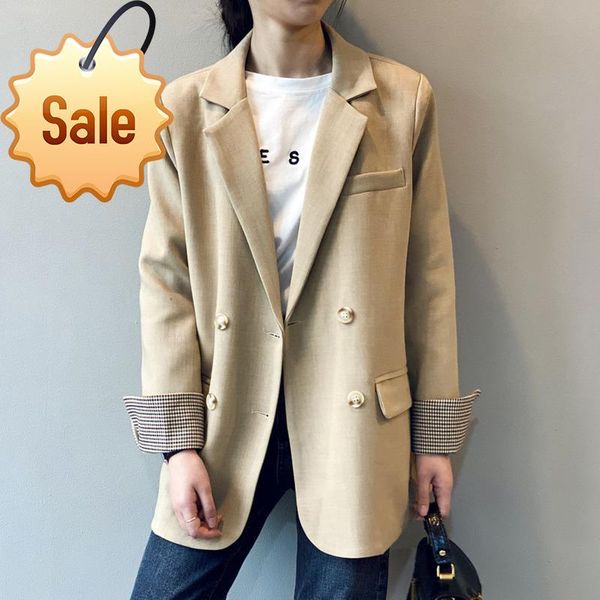 autumn women's suits korean style fashion simple contrast color check double-breasted blazer coat ladies qb837 & blazers, White;black
autumn women's suits korean style fashion simple contrast color check double-breasted blazer coat ladies qb837 & blazers, White;black