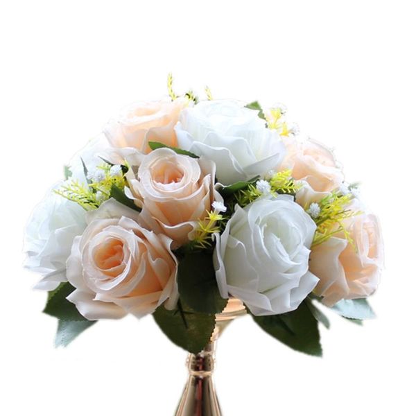 decorative flowers & wreaths artificial bouquet wedding road main table flower cloth dia 26cm 15 heads for parties valentine's day home
decorative flowers & wreaths artificial bouquet wedding road main table flower cloth dia 26cm 15 heads for parties valentine's day home