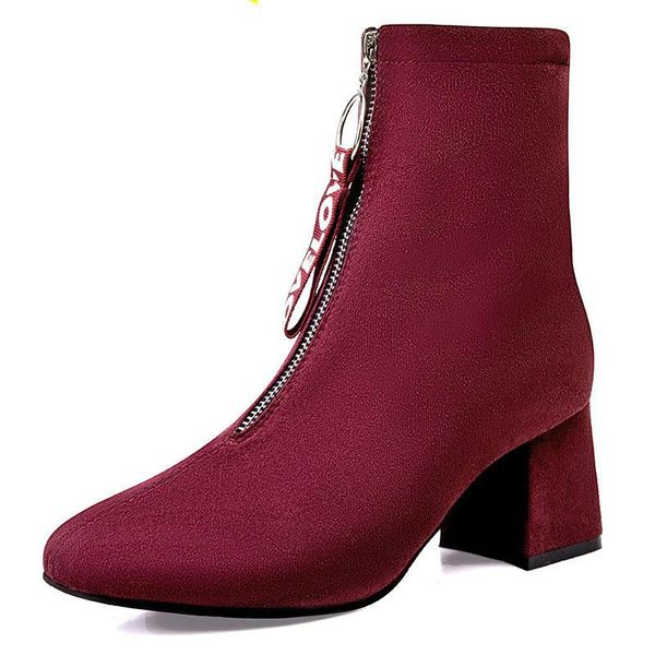 boots 2021 autumn and winter women's comfortable shallow mouth pointed zipper simple sweet wild heel black
boots 2021 autumn and winter women's comfortable shallow mouth pointed zipper simple sweet wild heel black