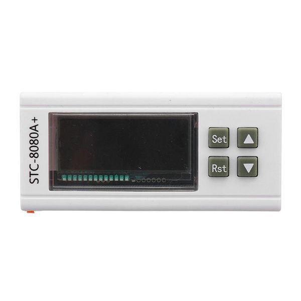 stc-8080a+ 12v/24v/110-220v digital temperature controller automatic timing defrost intelligent thermostat alarm function led modules
stc-8080a+ 12v/24v/110-220v digital temperature controller automatic timing defrost intelligent thermostat alarm function led modules