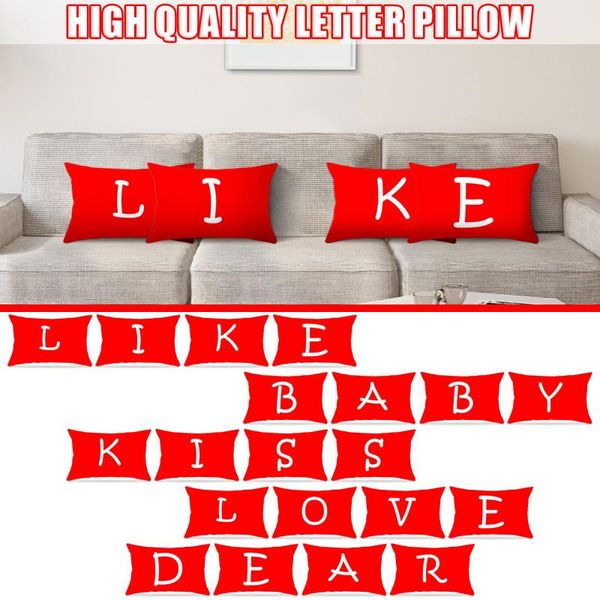pillow letter pattern throw sofa cushion case soft 30 x 50 cm pillowcase wholesale kussensloop home decor
pillow letter pattern throw sofa cushion case soft 30 x 50 cm pillowcase wholesale kussensloop home decor
