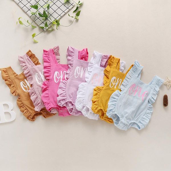 rompers 5 colors 0-24m princess baby girls boys one letter ruffles short sleeve jumpsuits birthday clothes, Blue
rompers 5 colors 0-24m princess baby girls boys one letter ruffles short sleeve jumpsuits birthday clothes, Blue