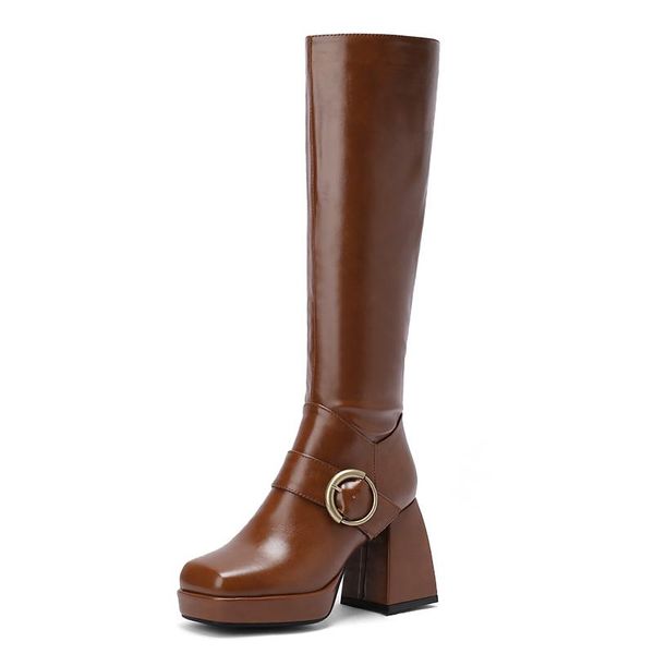 boots fashion autumn and winter ladies high classic thick-soled velvet lining pu leather outdoor knee-length, Black
boots fashion autumn and winter ladies high classic thick-soled velvet lining pu leather outdoor knee-length, Black