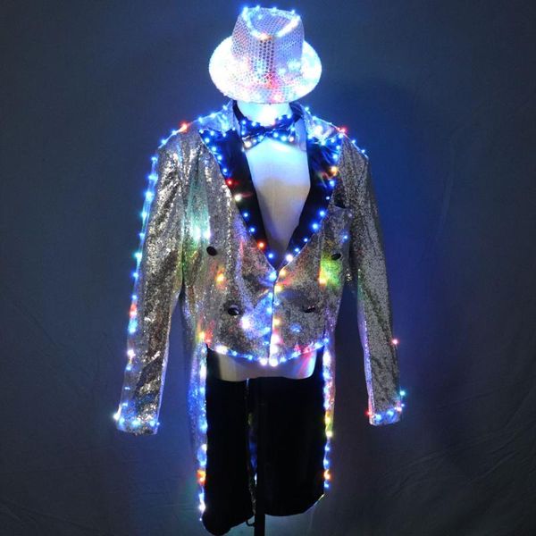 party decoration fashion swallowtail led tuxedo luminous costumes glowing vestidos clothing show men clothes dance accessories
party decoration fashion swallowtail led tuxedo luminous costumes glowing vestidos clothing show men clothes dance accessories