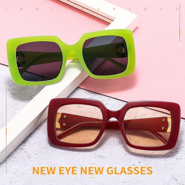 sunglasses 2021 fashion oversized square retro gradient big frame sun glasses for women gafas shade mirror clear lens summer, White;black
sunglasses 2021 fashion oversized square retro gradient big frame sun glasses for women gafas shade mirror clear lens summer, White;black