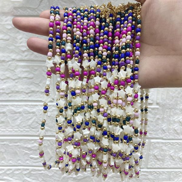 chokers kkbead natural shell star necklace wholesale bohemia beach wedding necklaces pendant handmade gift for women collar, Golden;silver
chokers kkbead natural shell star necklace wholesale bohemia beach wedding necklaces pendant handmade gift for women collar, Golden;silver