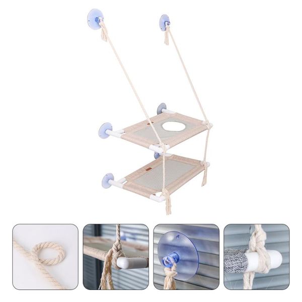 cat beds & furniture double-deck hammock bed hanging sucked type sleeping 
cat beds & furniture double-deck hammock bed hanging sucked type sleeping