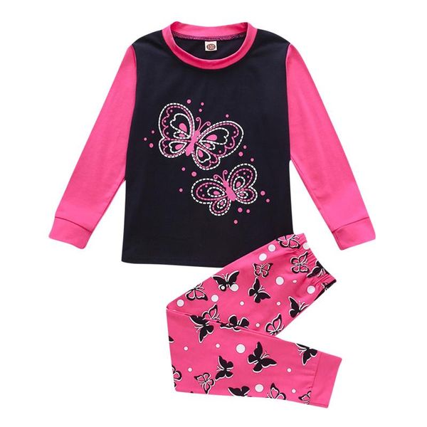 girl's dresses autumn pajamas sets baby kids girls long sleeve butterfly printed and pants set outfit roupas infantil pour enfants, Red;yellow
girl's dresses autumn pajamas sets baby kids girls long sleeve butterfly printed and pants set outfit roupas infantil pour enfants, Red;yellow