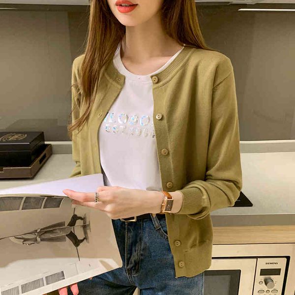 women's knits & tees women solid sweater full sleeves short v-neck knitted cardigan office ladies single breasted retro knitw, White
women's knits & tees women solid sweater full sleeves short v-neck knitted cardigan office ladies single breasted retro knitw, White