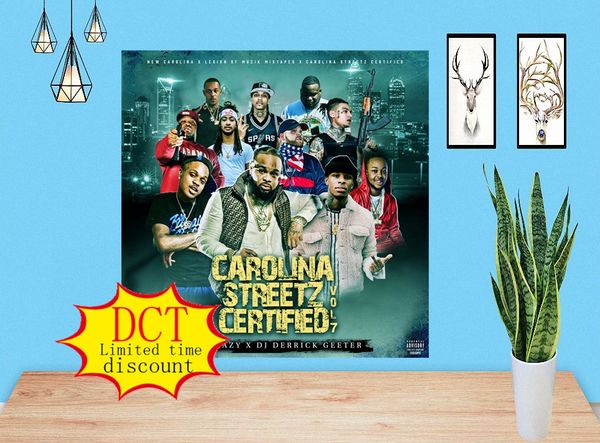carolina streetz certified vol 7 various artists album poster rap music cover silk art print
carolina streetz certified vol 7 various artists album poster rap music cover silk art print