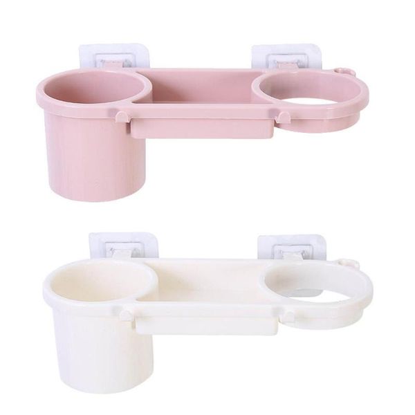bathroom shelves practical wall-mounted hair dryer holder storage white, pink organizer
bathroom shelves practical wall-mounted hair dryer holder storage white, pink organizer