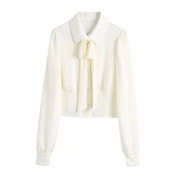 sweaters blouse long sleeves bow crop fashion casual elegant women shirts femme mujer blusas, White;black
sweaters blouse long sleeves bow crop fashion casual elegant women shirts femme mujer blusas, White;black