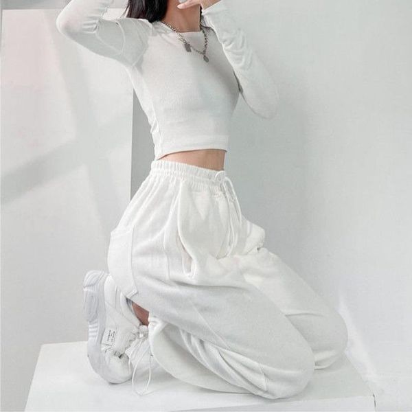 women's pants & capris houzhou white joggers sports for women oversized jogging sweatpants baggy black wide leg trousers female korean, Black;white
women's pants & capris houzhou white joggers sports for women oversized jogging sweatpants baggy black wide leg trousers female korean, Black;white
