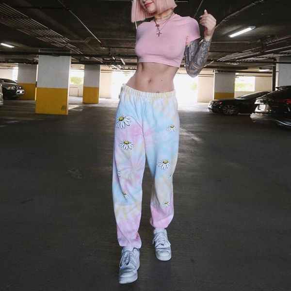 women's pants & capris brand women trendy tie-dye streetwear sweatpants chrysanthemum print casual long trouser female summer sports hi, Black;white
women's pants & capris brand women trendy tie-dye streetwear sweatpants chrysanthemum print casual long trouser female summer sports hi, Black;white