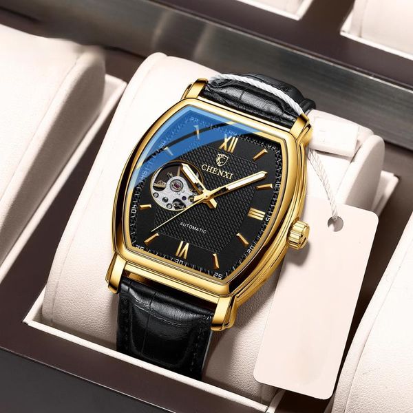 wristwatches high-grade mechanical watch male square hollow out automatic fashion watches men waterproof, Slivery;brown
wristwatches high-grade mechanical watch male square hollow out automatic fashion watches men waterproof, Slivery;brown