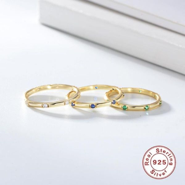 cluster rings ccfjoyas 100% real 925 sterling silver zircon ring for women fashion simple european and american ins wedding hand jewelry, Golden;silver
cluster rings ccfjoyas 100% real 925 sterling silver zircon ring for women fashion simple european and american ins wedding hand jewelry, Golden;silver