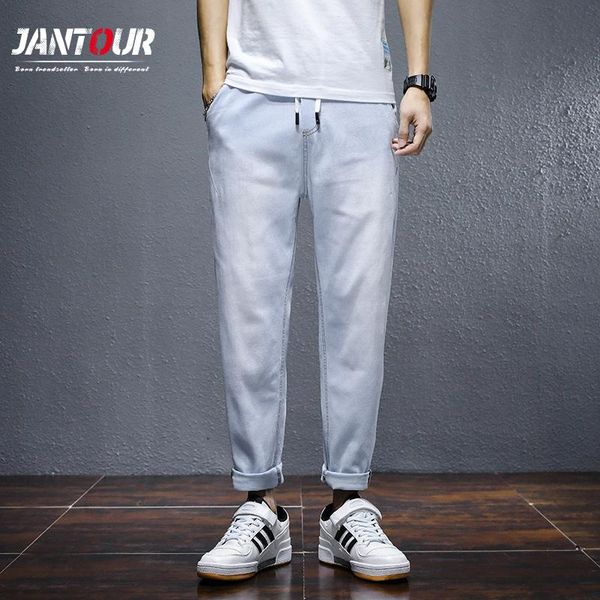 summer men's ankle-length jeans slim fit solid simple cotton all-match korean-style trendy washed blue denim trousers male 4xl
summer men's ankle-length jeans slim fit solid simple cotton all-match korean-style trendy washed blue denim trousers male 4xl