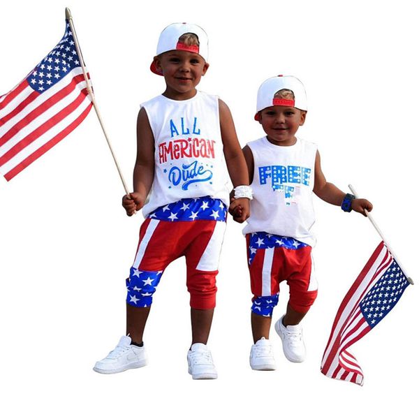 boys clothing sets baby suits kids clothes wear summer cotton t-shirt striped sleeveless hooded sports pants casual suit tracksuit 2pcs b825, White
boys clothing sets baby suits kids clothes wear summer cotton t-shirt striped sleeveless hooded sports pants casual suit tracksuit 2pcs b825, White