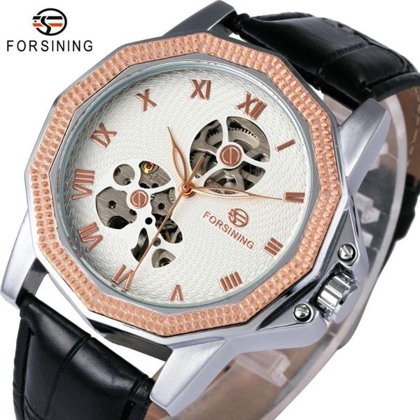 wristwatches forsining creative automatic mechanical watch men polygon case skeelton dial leather strap mens watches clock, Slivery;brown
wristwatches forsining creative automatic mechanical watch men polygon case skeelton dial leather strap mens watches clock, Slivery;brown
