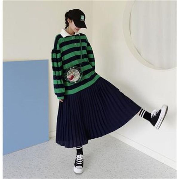 casual dresses women sweatshirt dress autumn winter korean style vintage stitching color striped patchwork pleasted 5a168, Black;gray
casual dresses women sweatshirt dress autumn winter korean style vintage stitching color striped patchwork pleasted 5a168, Black;gray
