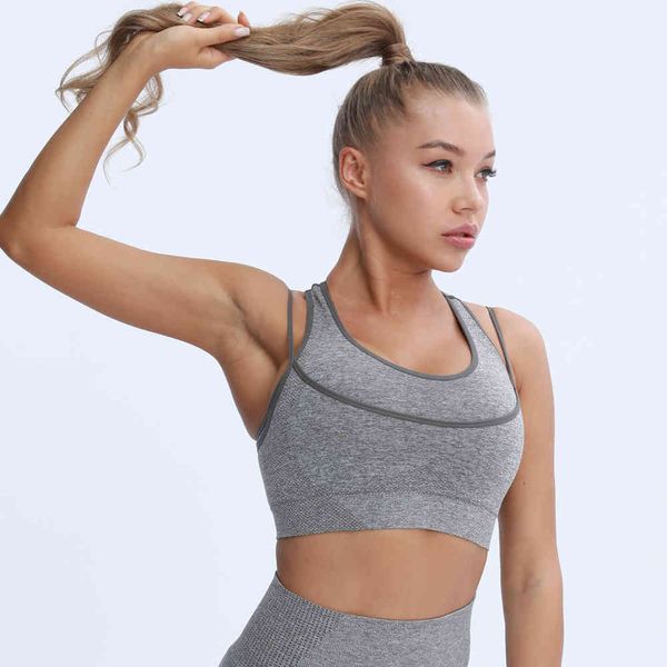 bra women 2nd edition vital seamless strappy sport bra double layered medium support removable padding for workout yoga, Red;black
bra women 2nd edition vital seamless strappy sport bra double layered medium support removable padding for workout yoga, Red;black