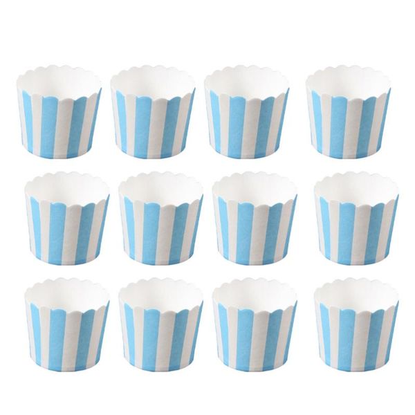 other festive & party supplies 50pcs blue and white stripes paper cup cupcake wrappers baking packaging heat resistant cups
other festive & party supplies 50pcs blue and white stripes paper cup cupcake wrappers baking packaging heat resistant cups