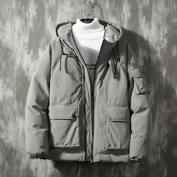 men's down & parkas winter jackets men warm thick cotton multi-pocket hooded mens casual fashion coats plus size 5xl overcoat, Black
men's down & parkas winter jackets men warm thick cotton multi-pocket hooded mens casual fashion coats plus size 5xl overcoat, Black