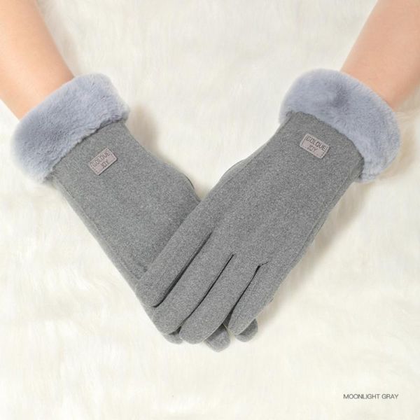 cycling gloves women winter full finger faux fur thicken warm touch screen mitten female cashmere hand warmer driving, Black
cycling gloves women winter full finger faux fur thicken warm touch screen mitten female cashmere hand warmer driving, Black