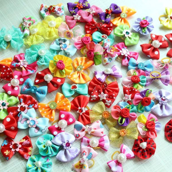 dog apparel 20/50/100pcs/set hair flower pet bows rhinestone pearls accessories elastic bands cat decoration
dog apparel 20/50/100pcs/set hair flower pet bows rhinestone pearls accessories elastic bands cat decoration