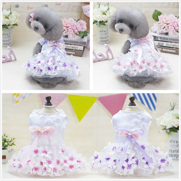 the dog clothes dog spring and summer princess pet clothing double heart flower skirt
the dog clothes dog spring and summer princess pet clothing double heart flower skirt