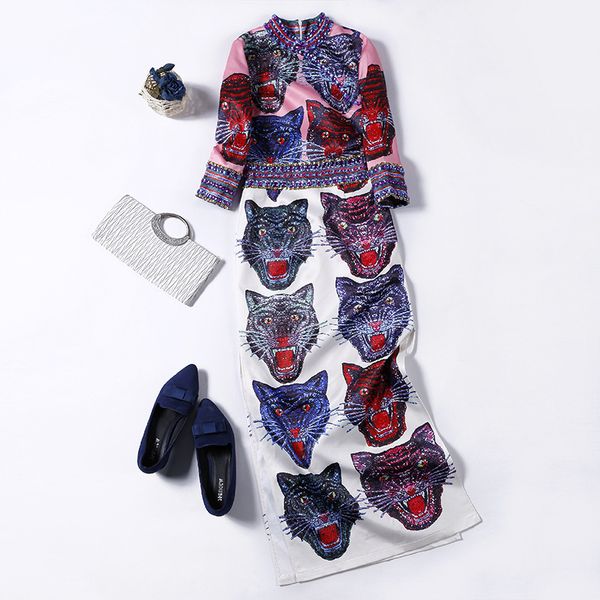 luxury casual dresses temperament star same autumn female nail diamond embroidered cheongsam banquet travel drs, Black;gray
luxury casual dresses temperament star same autumn female nail diamond embroidered cheongsam banquet travel drs, Black;gray