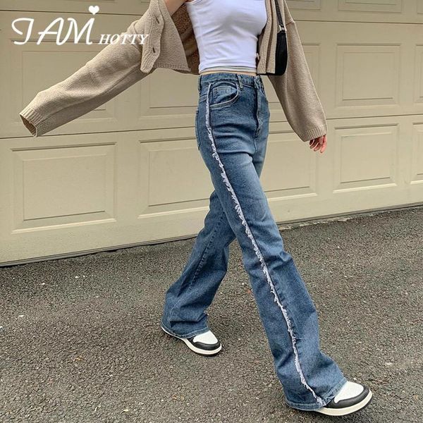 side ripped high waist jeans women elegant casual baggy oversized mom denim trousers korean fashion streetwear pants 90 women's, Blue
side ripped high waist jeans women elegant casual baggy oversized mom denim trousers korean fashion streetwear pants 90 women's, Blue