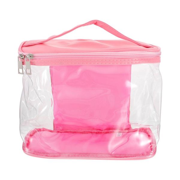 storage bags transparent handled cosmetic bag waterproof toiletries travel home pouch
storage bags transparent handled cosmetic bag waterproof toiletries travel home pouch