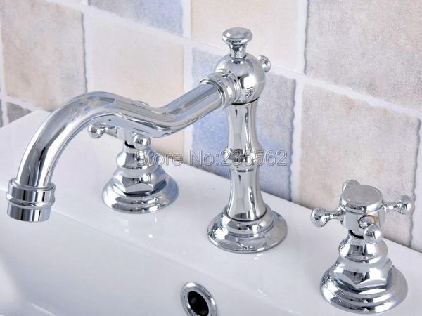 chrome deck mount widespread brass bathroom basin mixer tap dual handle cold and water vessel sink taps lnf530 faucets
chrome deck mount widespread brass bathroom basin mixer tap dual handle cold and water vessel sink taps lnf530 faucets