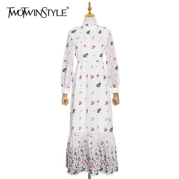 print patchwork mesh dress for women stand collar lantern sleeve high waist embroidery elegant dresses female 210520, Black;gray
print patchwork mesh dress for women stand collar lantern sleeve high waist embroidery elegant dresses female 210520, Black;gray