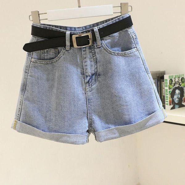 women's jeans high-waisted rolled-up denim shorts women 2021 summer korean version of the loose-legged wide-legged wear pants, Blue
women's jeans high-waisted rolled-up denim shorts women 2021 summer korean version of the loose-legged wide-legged wear pants, Blue