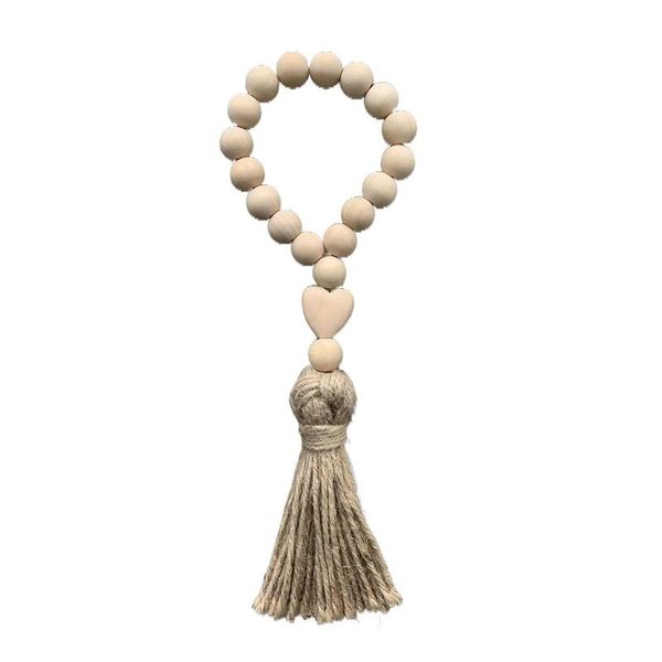 decorative objects & figurines wood bead garland farmhouse rustic wall hanging decor boho home decorations with heart knot woven tassel pend
decorative objects & figurines wood bead garland farmhouse rustic wall hanging decor boho home decorations with heart knot woven tassel pend