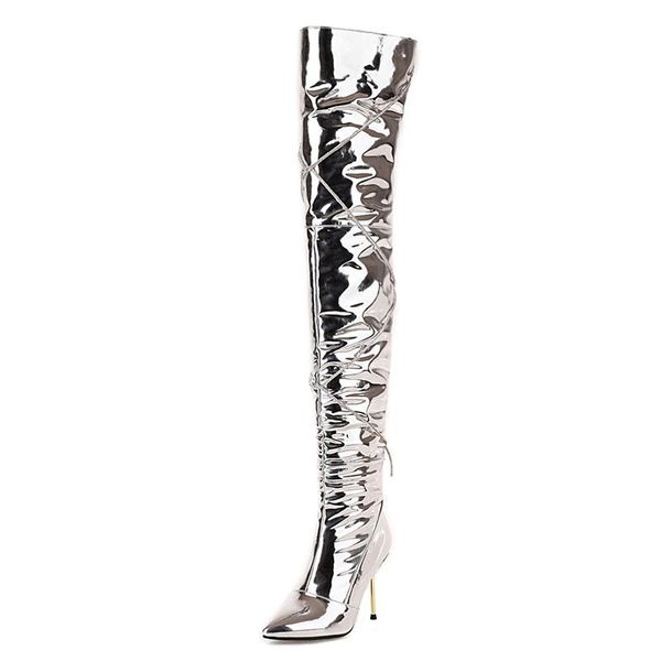 boots women thigh high stretch stiletto heels pointed toe over the knee shoes zipper dress party weddings plus size 43, Black
boots women thigh high stretch stiletto heels pointed toe over the knee shoes zipper dress party weddings plus size 43, Black