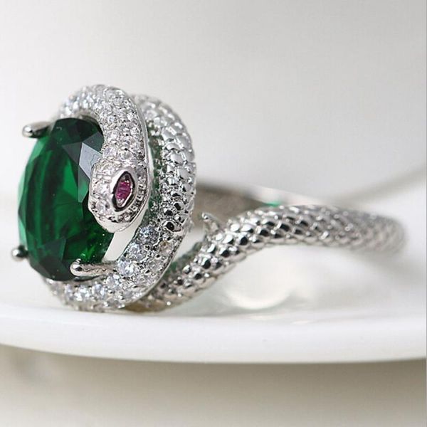 zircon snake wedding ring hiping fish gem european and american style rings, Slivery;golden 
zircon snake wedding ring hiping fish gem european and american style rings, Slivery;golden