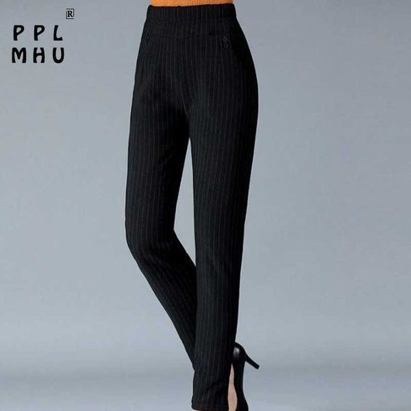 plus size mother's straight trousers casual elastic high waist harem pants women classical pants with stripes loose breathable 210706, Black;white
plus size mother's straight trousers casual elastic high waist harem pants women classical pants with stripes loose breathable 210706, Black;white