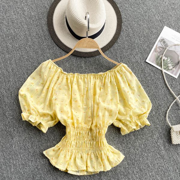 singreiny women french sweet floral blouse retro puff sleeve square collar ruffles summer elastic ruched boho print blouses 210419, White
singreiny women french sweet floral blouse retro puff sleeve square collar ruffles summer elastic ruched boho print blouses 210419, White
