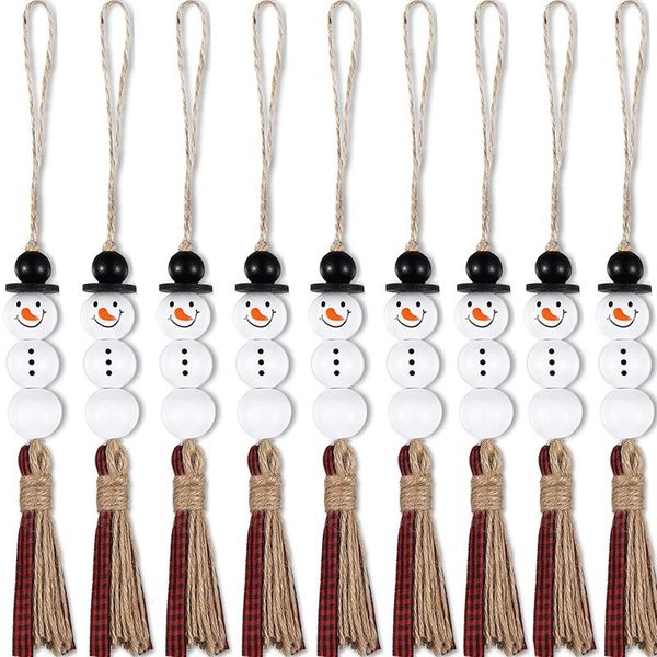 other 9pcs snowman bead garland christmas tree ornaments xmas wooden farmhouse hanging tassel 
other 9pcs snowman bead garland christmas tree ornaments xmas wooden farmhouse hanging tassel