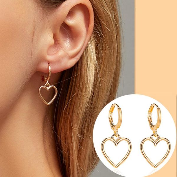 dangle & chandelier punk simple design classic hollow heart drop earrings for women brand fashion ear cuff piercing earring buckle, Silver
dangle & chandelier punk simple design classic hollow heart drop earrings for women brand fashion ear cuff piercing earring buckle, Silver