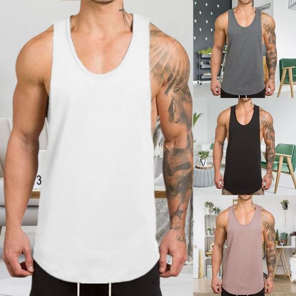 men' tank solid color men casual o neck mens sleeveless vest gym clothing undershirt, White;black
men' tank solid color men casual o neck mens sleeveless vest gym clothing undershirt, White;black
