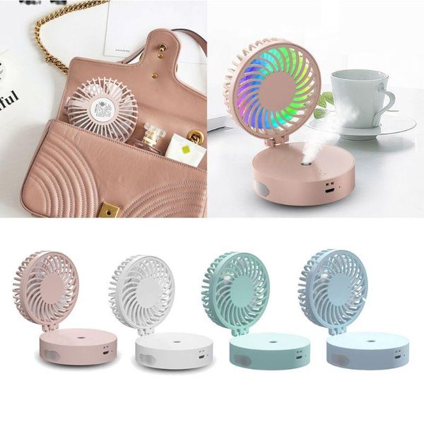 electric fans portable mini handheld fan usb rechargeable air conditioning humidifier with led night light folding water mist summer
electric fans portable mini handheld fan usb rechargeable air conditioning humidifier with led night light folding water mist summer