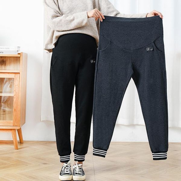 maternity pants bottoms, White
