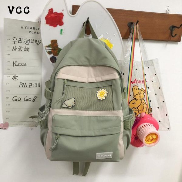 backpack vcc color matching mesh small standard school bag college style large capacity travel female korean
backpack vcc color matching mesh small standard school bag college style large capacity travel female korean
