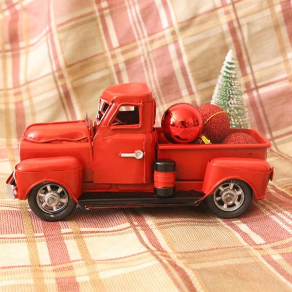 party decoration the small size of vintage red truck is 6.75 inches and large 17.7 inches. hand made metal car mode
party decoration the small size of vintage red truck is 6.75 inches and large 17.7 inches. hand made metal car mode